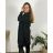 Hoodie Velvet Hooded Long Sleeve Women's Plus Size Dress (L/XL/2XL ONE SIZE) ITALIAN FASHION IM4221269 56/58 modrá petrolejová