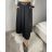 Women's Elegant Belt Long Sleeve Dress (S/M ONE SIZE) ITALIAN FASHION IMM23UN6139 S / M black