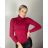 Women's Long Sleeve Knitted Turtleneck Sweater (S/M ONE SIZE) ITALIAN FASHION EXTRA ME IMM22FD9076/DR S/M Beige