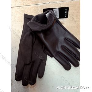 Women's leather gloves (ONE SIZE) ORCHID ORC24002