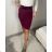 Women's short skirt (S/M ONE SIZE) ITALIAN FASHION IM322252 L wine