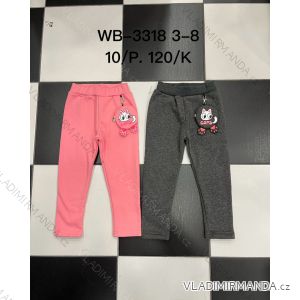 Children's long sweatpants for girls (98-128) ACTIVE SPORT ACT22HZ-9007