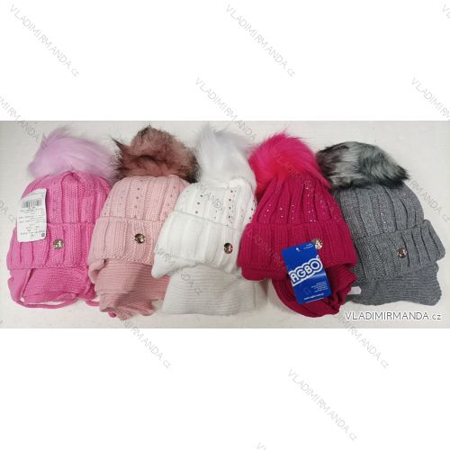 Girls' winter warm cap (3-9let) POLAND PRODUCTION PV924K1267