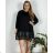 Women's Casual 3/4 Long Sleeve Dress (40/42/44 ONE SIZE) ITALIAN FASHION IMPLI2420575