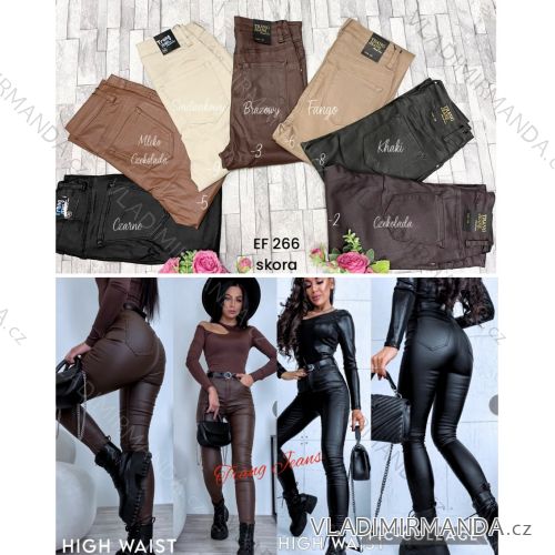 Women's long leather pants (34-42) DAYSI DAY24EF266