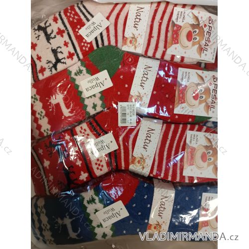 Warm thermal Christmas socks for women (35-38, 38-42) PESAIL PES24WZ26