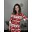 Women's Extended Velvet Christmas Long Sleeve Tunic (S/M/L ONE SIZE) ITALIAN FASHION IMC2471900