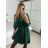 Women's Elegant Long Sleeve Dress (S/M ONE SIZE) ITALIAN FASHION IMM23M6062
