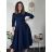 Women's elegant party long sleeve dress (S/M ONE SIZE) ITALIAN FASHION IM322282