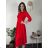 Women's elegant party long sleeve dress (S/M ONE SIZE) ITALIAN FASHION IM322282