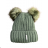 Winter hat with pompon women (ONE SIZE) WROBI PVB21104142 ONE SIZE black