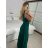 Women's elegant party long sleeve dress (S/M ONE SIZE) ITALIAN FASHION IM322282 -   black -   S / M