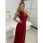 Women's elegant party long sleeve dress (S/M ONE SIZE) ITALIAN FASHION IM322282 -   emerald green -   S / M