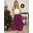 Women's Medium Length Skirt (S/M ONE SIZE) ITALIAN FASHION IMM23HG4911