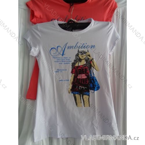 Short sleeve t-shirt womens (m-2xl) AMBITIONFLY MA1N22914
