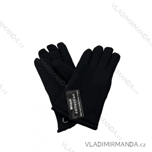 Gloves MILAOLI TE4 knitted gloves L black