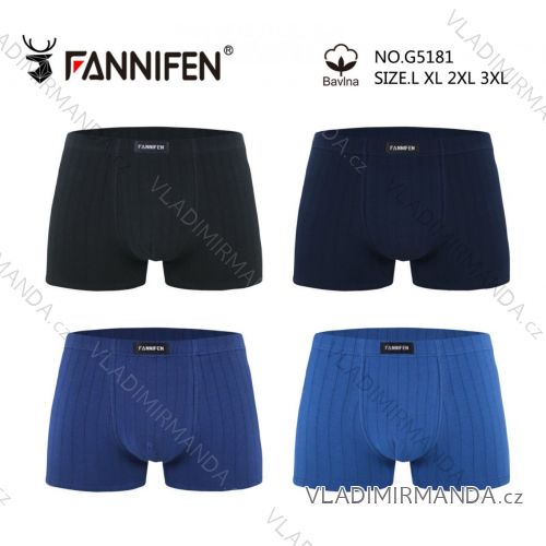 Men's cotton boxer shorts (L-3XL) FANNIFEN GRE24G5181