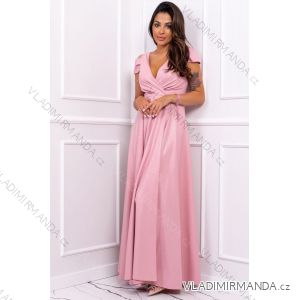 Women's Plus Size (42-46) Long Elegant Party Sleeveless Dress POLISH FASHION PMLBC23265-10