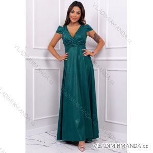 Women's Plus Size (42-46) Long Elegant Party Sleeveless Dress POLISH FASHION PMLBC23265-10