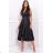 Women's Plus Size (42-46) Long Elegant Party Sleeveless Dress POLISH FASHION PMLBC23265-10 black 50