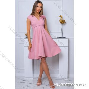 Women's Plus Size (42-46) Long Elegant Party Sleeveless Dress POLISH FASHION PMLBC23265-10