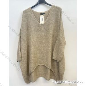 Women's Long Sleeve Knitted Sweater (S/M ONE SIZE) ITALIAN FASHION IMPSH231630