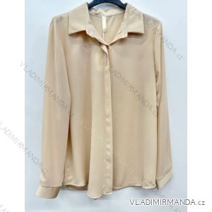 Women's Oversize Long Sleeve Shirt (S/M ONE SIZE) ITALIAN FASHION IMPSH2424663