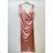 Women's Strapless Satin Long Party Dress (44/46 ONE SIZE) ITALIAN FASHION IMPSH246357XL