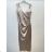 Women's Strapless Satin Long Party Dress (44/46 ONE SIZE) ITALIAN FASHION IMPSH246357XL