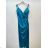 Women's Strapless Satin Long Party Dress (44/46 ONE SIZE) ITALIAN FASHION IMPSH246357XL