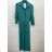 Women's Long Sleeve Belted Shirt Dress (S/M ONE SIZE) ITALIAN FASHION IMPSH24210151