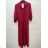 Women's Long Sleeve Belted Shirt Dress (S/M ONE SIZE) ITALIAN FASHION IMPSH24210151