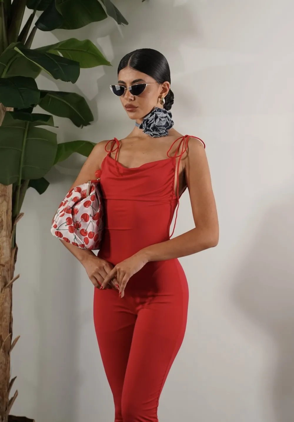 Long elegant strapless jumpsuit for women (S/M/L ONE SIZE) ITALIAN FASHION IMPLP2589500010