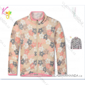 Zip-up sweatshirt for children's girls (98-128) KUGO FM1080