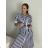 Women's Lace Cotton Short Sleeve Dress (S/M ONE SIZE) ITALIAN FASHION IMM23M7267