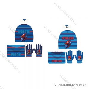 Set of hat, neckband and gloves winter finger spiderman children's boy (ONE SIZE) SETINO HW4091