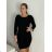 Women's Plus Size Long Sleeve Oversize Dress (XL/2XL/3XL ONE SIZE) ITALIAN FASHION IMC23024