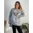 Women's elegant party long sleeve dress (S/M ONE SIZE) ITALIAN FASHION IM322282