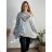 Women's elegant party long sleeve dress (S/M ONE SIZE) ITALIAN FASHION IM322282