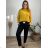 Women's elegant party long sleeve dress (S/M ONE SIZE) ITALIAN FASHION IM322282