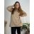 Long Sleeve Knitted Turtleneck Sweater Women Plus Size (50/52/54 ONE SIZE) ITALIAN FASHION IM424783