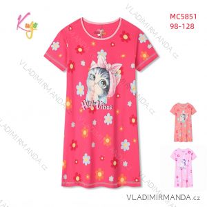 Nightgown short sleeve children's girls (98-128) KUGO MP1290