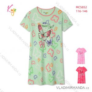 Nightgown short sleeve children's girls (98-128) KUGO MP1290