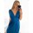 Women's Sleeveless Long Party Dress (S/M ONE SIZE) ITALIAN FASHION IM9235192 dark blue S/M/L
