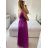Women's Sleeveless Long Party Dress (S/M ONE SIZE) ITALIAN FASHION IM9235192 dark blue S/M/L