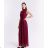 Elegant glittery sleeveless women's formal dress (S/M/L ONE SIZE) ITALIAN FASHION IMPSH2520037