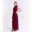 Elegant glittery sleeveless women's formal dress (S/M/L ONE SIZE) ITALIAN FASHION IMPSH2520037