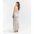 Women's Long Strapless Sequin Party Dress (S/M ONE SIZE) ITALIAN FASHION IMPSH233348