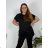 Shirt extended 3/4 long sleeve women's (L/XL/2XL ONE SIZE) ITALIAN FASHION IM423025