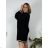 Jacket Extended Slim Long Sleeve Women Plus Size (48/50/52 ONE SIZE) ITALIAN FASHION IM424658 56/58 black